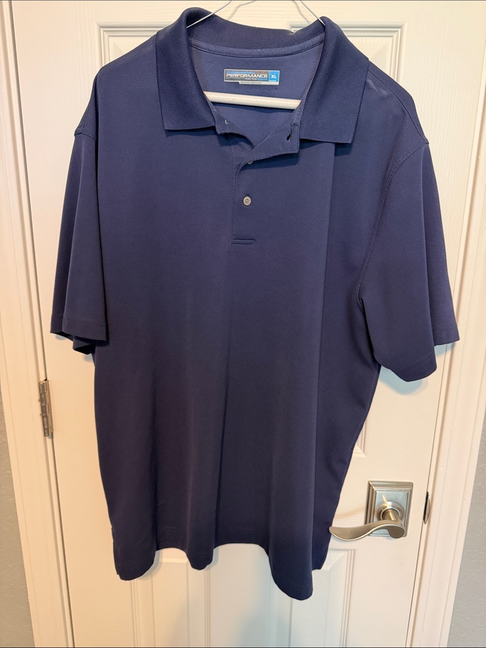 Roundtree & Yorke Navy Performance Polo